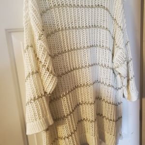 Chico size 3 loose weave top